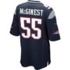 Men’s New England Patriots #55 Willie McGinest Navy Blue Retired Player NFL Nike Elite Jersey