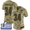 #34 Limited Rex Burkhead Camo Nike NFL Women’s Jersey New England Patriots 2018 Salute to Service Super Bowl LIII Bound