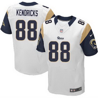 Men’s St. Louis Rams #88 Lance Kendricks White Road NFL Nike Elite Jersey