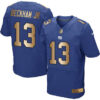 Nike Giants #13 Odell Beckham Jr Royal Blue Team Color Men’s Stitched NFL Elite Gold Jersey
