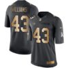 Nike New Orleans Saints #43 Marcus Williams Black Men’s Stitched NFL Limited Gold Salute To Service Jersey