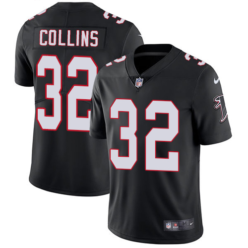 Nike Atlanta Falcons #32 Jalen Collins Black Alternate Men’s Stitched NFL Vapor Untouchable Limited Jersey