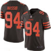 Men’s Cleveland Browns #94 Carl Nassib Brown 2016 Color Rush Stitched NFL Nike Limited Jersey