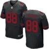 Men’s San Francisco 49ers #88 Garrett Celek Black Alternate 2015 NFL Nike Elite Jersey