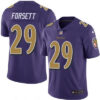 Men’s Baltimore Ravens #29 Justin Forsett Purple 2016 Color Rush Stitched NFL Nike Limited Jersey