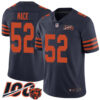 Bears #52 Khalil Mack Navy Blue Alternate Men’s Stitched Football 100th Season Vapor Limited Jersey