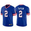 Men’s New York Giants #2 Tyrod Taylor Royal Vapor Untouchable Classic Retired Player Stitched Game Jersey