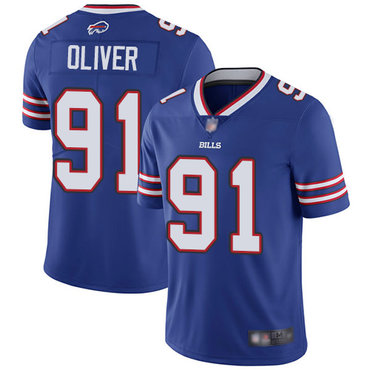 Bills #91 Ed Oliver Royal Blue Team Color Men’s Stitched Football Vapor Untouchable Limited Jersey