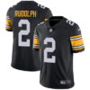 Nike Pittsburgh Steelers #2 Mason Rudolph Black Alternate Men’s Stitched NFL Vapor Untouchable Limited Jersey