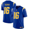 Men’s Los Angeles Chargers #16 Casey Bauman Royal 2024 Vapor Limited Football Stitched Jersey
