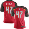 Nike Buccaneers #47 John Lynch Red Team Color Men’s Stitched NFL New Elite Jersey