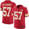 Nike Kansas City Chiefs #57 D.J. Alexander Red Team Color Men’s Stitched NFL Vapor Untouchable Limited Jersey