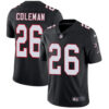 Nike Atlanta Falcons #26 Tevin Coleman Black Alternate Men’s Stitched NFL Vapor Untouchable Limited Jersey