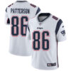 Nike Men’s New England Patriots #86 Cordarrelle Patterson White Road Vapor Untouchable Limited Jersey