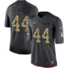 Men’s Green Bay Packers #44 James Starks Black Anthracite 2016 Salute To Service Stitched NFL Nike Limited Jersey