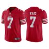 Men’s San Francisco 49ers #7 Charvarius Ward Red Vapor Untouchable Limited Stitched Jersey