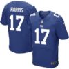 Men’s New York Giants #17 Dwayne Harris Royal Blue Team Color NFL Nike Elite Jersey