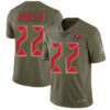 Nike Buccaneers #22 Ronald Jones II Olive Men’s Stitched NFL Limited 2017 Salute To Service Jersey