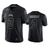 Men’s Los Angeles Chargers #9 Kenneth Murray Black Reflective Limited Stitched Football Jersey