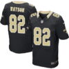 Men’s New Orleans Saints #82 Benjamin Watson Black Team Color NFL Nike Elite Jersey