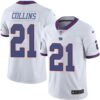 Nike Giants #21 Landon Collins White Men’s Stitched NFL Limited Rush Jersey