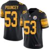 Nike Steelers #53 Maurkice Pouncey Black Men’s Stitched NFL Limited Rush Jersey