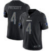 Nike Cowboys #4 Dak Prescott Black Men’s Stitched NFL Limited Rush Impact Jersey
