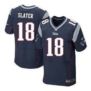 Men’s New England Patriots #18 Matthew Slater Navy Blue Team Color NFL Nike Elite Jersey