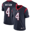 Texans #4 Deshaun Watson Navy Blue Team Color Men’s Stitched Football Vapor Untouchable Limited Jersey