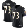 Nike Baltimore Ravens #73 Marshal Yanda Black Alternate Men’s Stitched NFL Vapor Untouchable Limited Jersey
