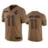Men’s Seattle Seahawks #11 Jaxon Smith-Njigba 2023 Brown Salute To Service Limited Football Stitched Jersey