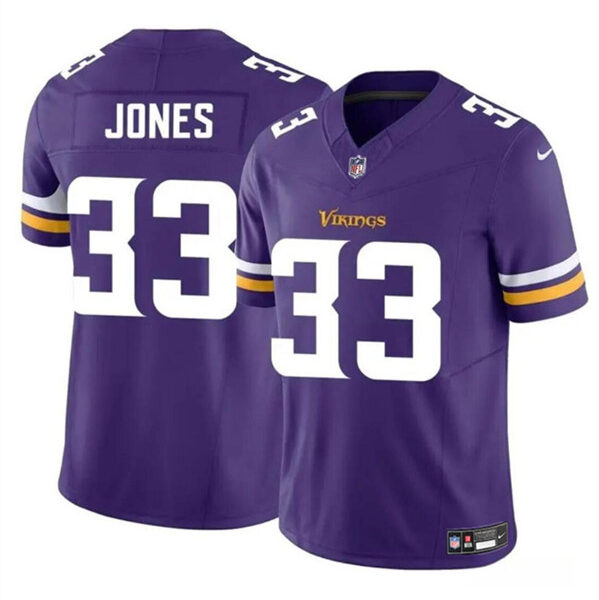 Men’s Minnesota Vikings #33 Aaron Jones Purple F.U.S.E. Vapor Untouchable Limited Football Stitched Jersey