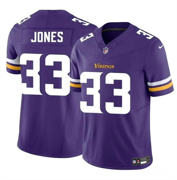 Men’s Minnesota Vikings #33 Aaron Jones Purple F.U.S.E. Vapor Untouchable Limited Football Stitched Jersey