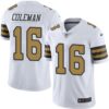Nike Saints #16 Brandon Coleman White Men’s Stitched NFL Limited Rush Jersey