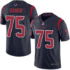Texans #75 Martinas Rankin Navy Blue Men’s Stitched Football Limited Rush Jersey
