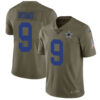 Nike Dallas Cowboys #9 Tony Romo Olive Men’s Stitched NFL Limited 2017 Salute To Service Jersey