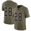 Men’s New Orleans Saints #28 Latavius Murray Olive Men’s Stitched Football Limited 2017 Salute To Service Jersey