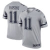 Men’s Dallas Cowboys #11 Micah Parsons Gray Stitched Game Jersey