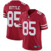 Nike 49ers #85 George Kittle Red Team Color Men’s Stitched NFL Vapor Untouchable Limited Jersey