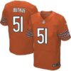 Men’s Chicago Bears #51 Dick Butkus Orange Retired Player NFL Nike Elite Jersey