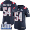 #54 Limited Dont’a Hightower Navy Blue Nike NFL Youth Jersey New England Patriots Rush Vapor Untouchable Super Bowl LIII Bound