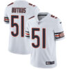 Nike Chicago Bears #51 Dick Butkus White Men’s Stitched NFL Vapor Untouchable Limited Jersey