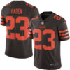 Men’s Cleveland Browns #23 Joe Haden Nike Brown Color Rush Limited Jersey