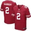 Men’s San Francisco 49ers #2 Blaine Gabbert Scarlet Red Team Color NFL Nike Elite Jersey