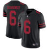 49ers #6 Mitch Wishnowsky Black Alternate Men’s Stitched Football Vapor Untouchable Limited Jersey