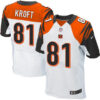 Nike Bengals #81 Tyler Kroft White Men’s Stitched NFL Elite Jersey