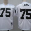 Oakland Raiders #75 Howie Long White Throwback Jersey