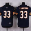 Men’s Chicago Bears #33 Jeremy Langford Navy Blue Team Color NFL Nike Elite Jersey