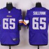 Men’s Minnesota Vikings #65 John Sullivan Purple Team Color NFL Nike Elite Jersey