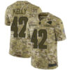 Nike Rams #42 John Kelly Camo Men’s Stitched NFL Limited 2018 Salute To Service Jersey